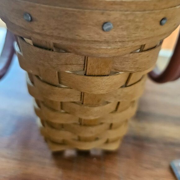 longaberger small boardwalk basket purse signed - Picture 4 of 9